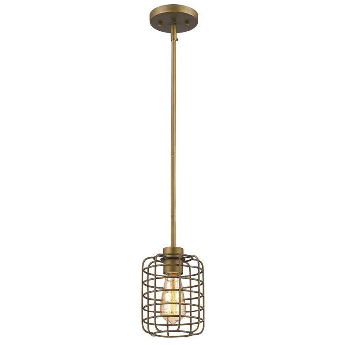 Acclaim Lighting – IN21331RB – One Light Pendant – Lynden – Raw Brass