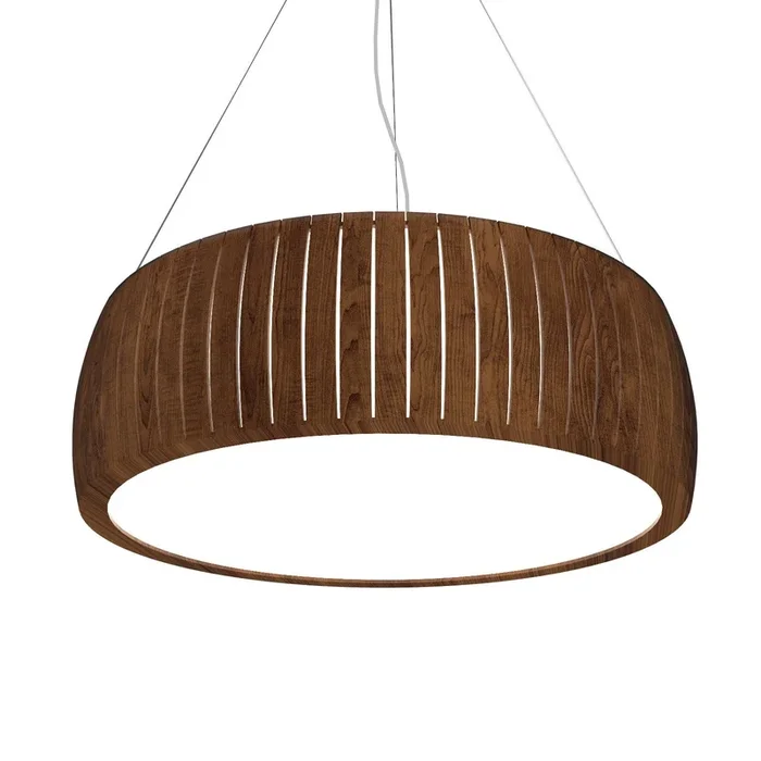 Accord Lighting – 1111LED.06 – LED Pendant – Barrel – Imbuia