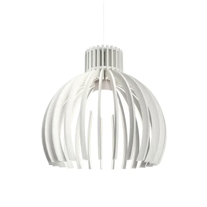 Accord Lighting – 1237.47 – One Light Pendant – Stecche di Legno – Organic White – 123747