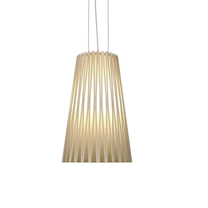 Accord Lighting – 1239.48 – One Light Pendant – Living Hinges – Organic Cappuccino – 123948