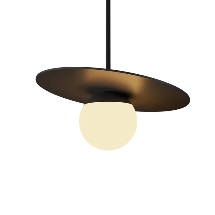 Accord Lighting – 1462.50 – One Light Pendant – Orbit – Organic Grey – 146250