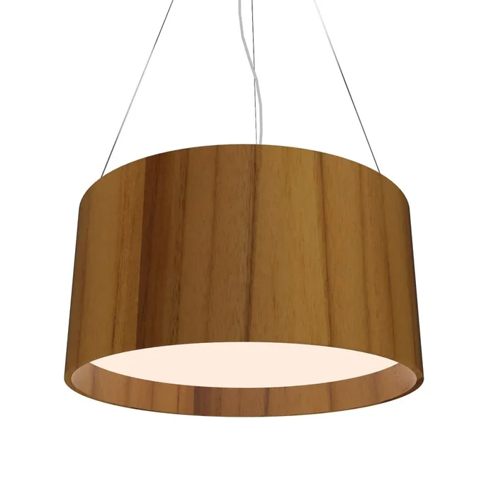 Accord Lighting – 202LED.12 – LED Pendant – Cylindrical – Teak