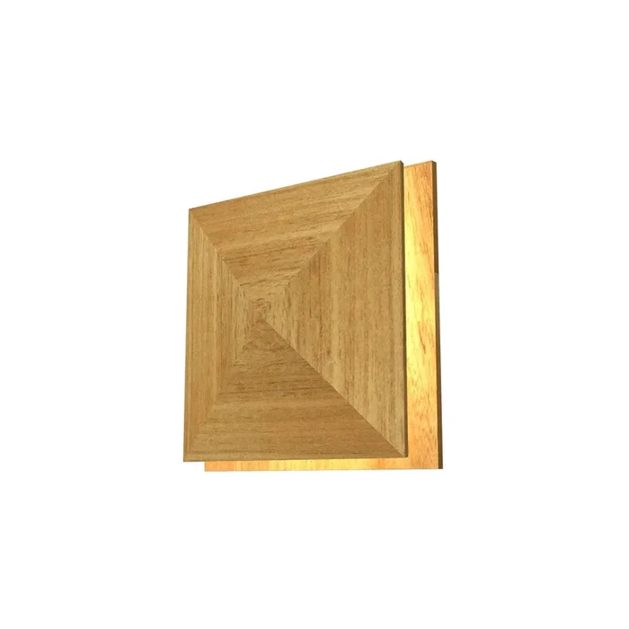 Accord Lighting – 4064LED.09 – LED Wall Lamp – Facet – Louro Freijo