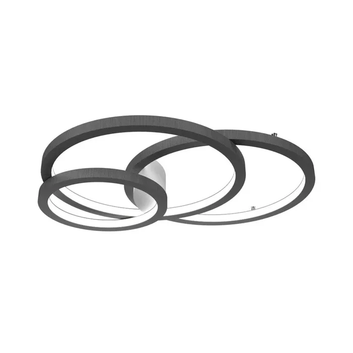 Accord Lighting – 5084LED.50 – LED Ceiling Mount – Frame – Organic Grey – 5084LED50