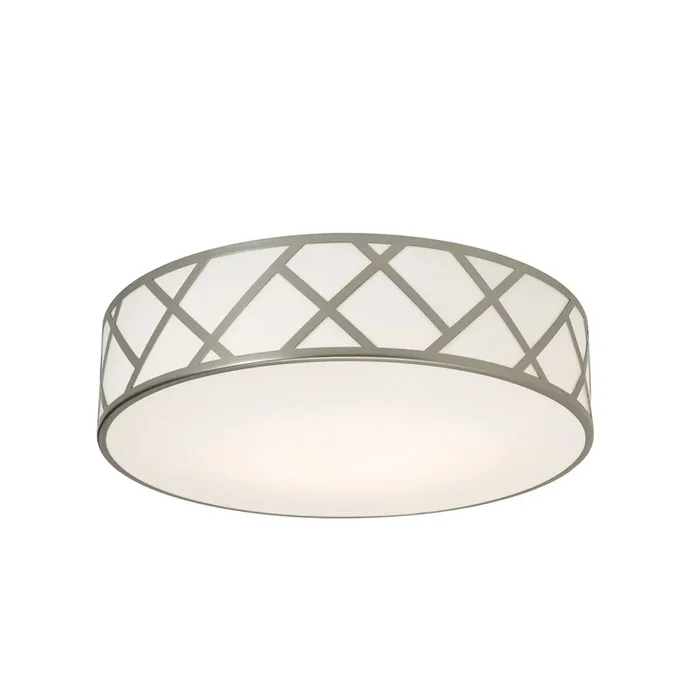 AFX Lighting – HVNF21MBSN – Three Light Flush Mount – Haven – Satin Nickel