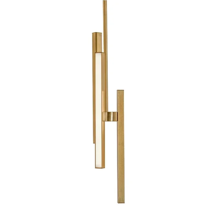 AFX Lighting – IDRP04LAJD1SB – LED Pendant – Indra – Satin Brass