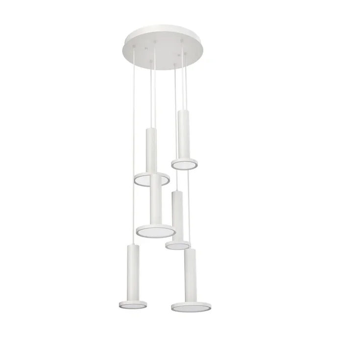AFX Lighting – LNAP99L30D1WHRND6 – LED Pendant – Luna – White