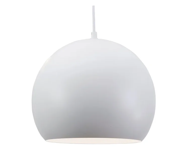AFX Lighting – RXYP12WH – One Light Pendant – Roxy – White