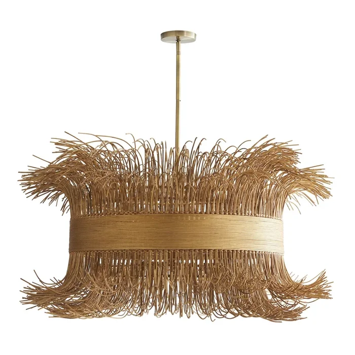 Arteriors – DK89925 – Six Light Chandelier – Filamento – Natural
