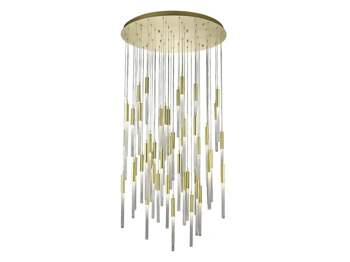 Avenue Lighting – HF2051-BOA-BB – 51 Light Pendant – Main St. – Brushed Brass