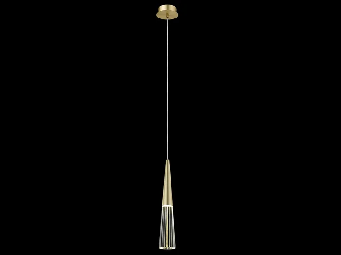 Avenue Lighting – HF7701-BB – One Light Pendant – Encino – Brushed Brass