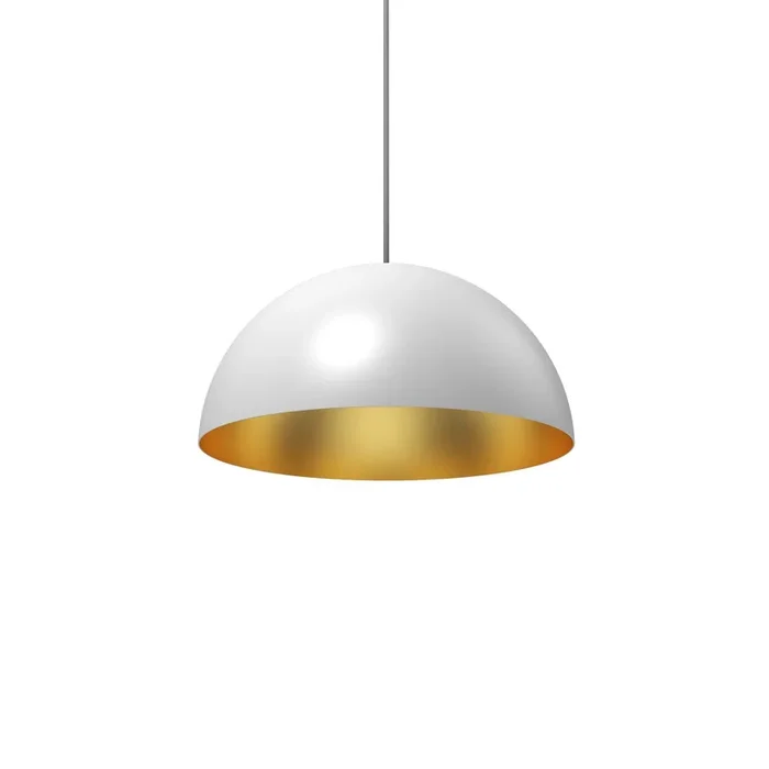 BlackJack Lighting – SP-DOM-SO-16-WG-NAK-E26-SP5 – 16″ Pendant – Domos – Gold