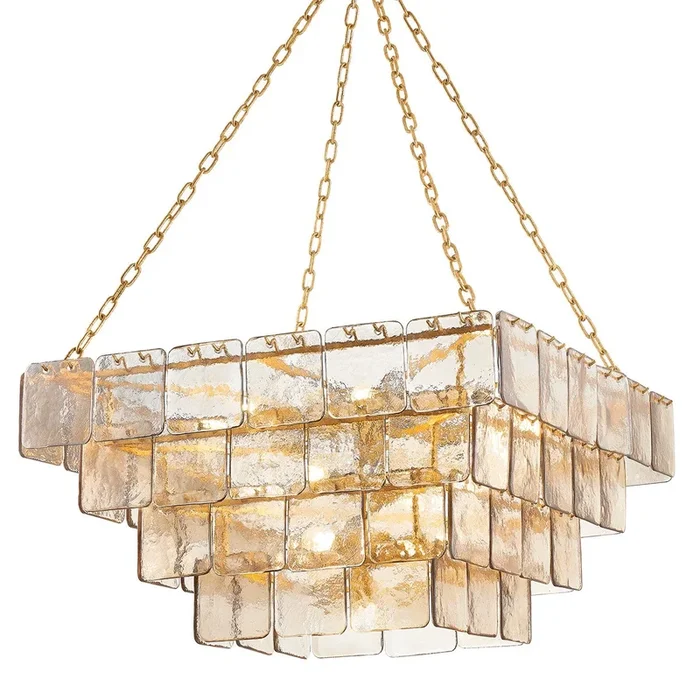 Corbett Lighting – 449-35-VGL – 17 Light Chandelier – Regal – Vintage Gold Leaf – 44935VGL