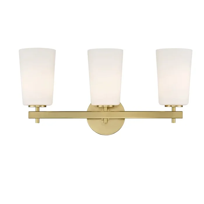 Crystorama – COL-103-AG – Three Light Wall Sconce – Colton – Aged Brass – COL103AG
