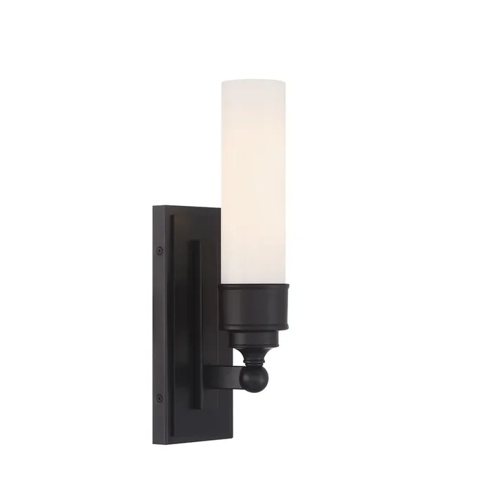 Crystorama – WLX-301-MK – LED Wall Sconce – Wilcox – Matte Black – WLX301MK