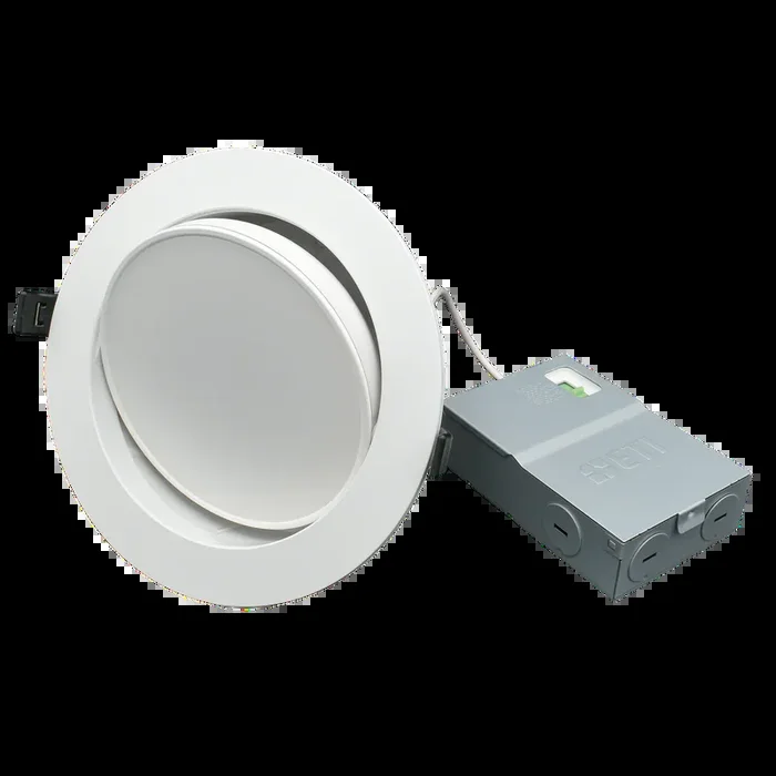 ETI ALCG-6-9CP5-SV-TD Altair Series 6 Inch Gimbal Canless Downlight 12W 90 CRI CCT Selectable 2700K/3000K/3500K/4000K/5000K 120V Triac Dimming (63326101)