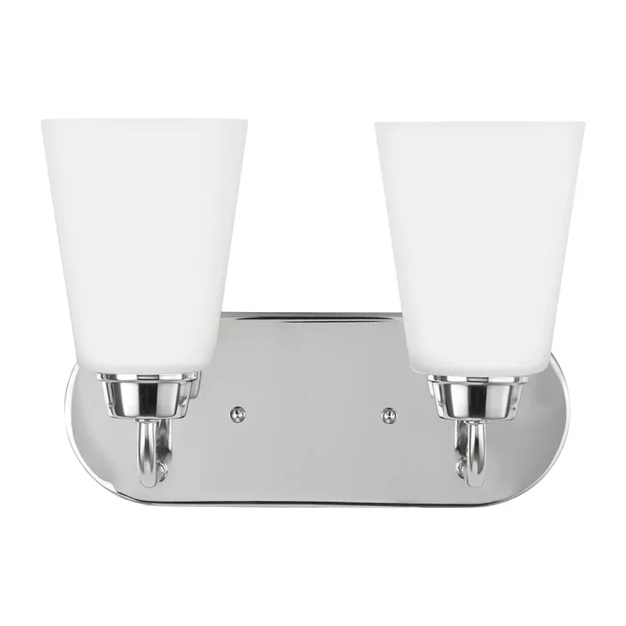 Generation Lighting – 4415202-05 – Two Light Wall / Bath – Kerrville – Chrome