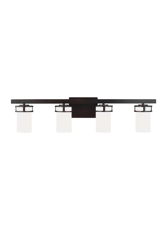 Generation Lighting – 4421604EN3-710 – Four Light Wall / Bath – Robie – Bronze