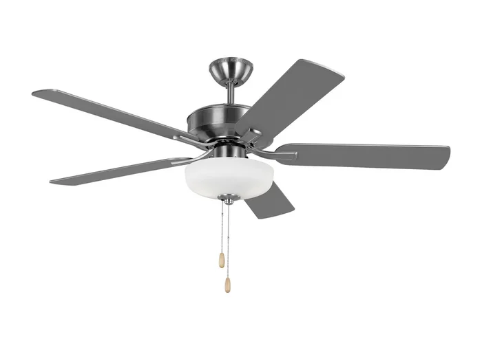 Generation Lighting. – 5LDDC52BSD – 52″Ceiling Fan – Linden – Brushed Steel