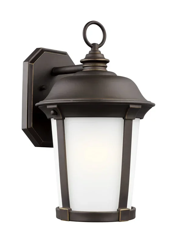 Generation Lighting – 8750701-71 – One Light Outdoor Wall Lantern – Calder – Antique Bronze