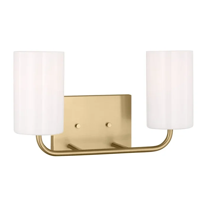 Generation Lighting – GLV1002SB – Two Light Vanity – Rhett – Satin Bronze