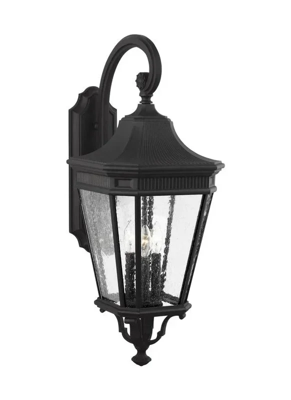 Generation Lighting Cotswold Lane Large Lantern 120V Black (OL5424BK)