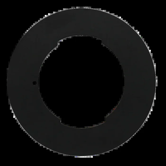 GM Lighting MiniTask Downlight Accessory–Regressed Multi-Plate 1 Inch Adapter Black For MTR1/MTRA1 (RMP-AD1-B)