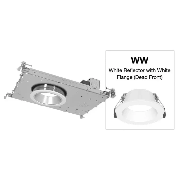 Green Creative NYXNC8RD/S9CCT5S/DUALDIM/WD/WW NYX New Construction 8 Inch Round LED Downlight Lumen/CCT Selectable 700Lm/1000Lm/1500Lm/2000Lm 2700K/3000K/3500K/4000K/5000K Dual Dimming (37704)