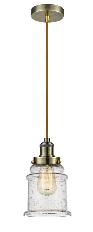 Innovations – 100AB-10CR-1H-AB-G184 – One Light Mini Pendant – Edison – Antique Brass