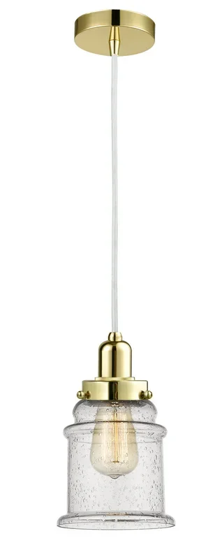 Innovations – 100GD-10W-0H-GD-G184 – One Light Mini Pendant – Whitney – Gold
