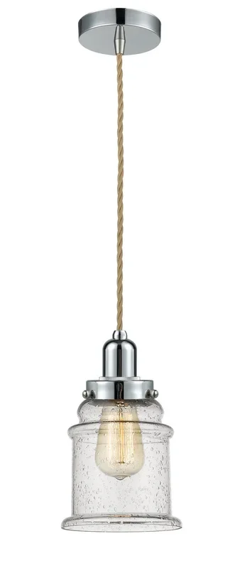 Innovations – 100PC-10RE-0H-PC-G184 – One Light Mini Pendant – Whitney – Polished Chrome