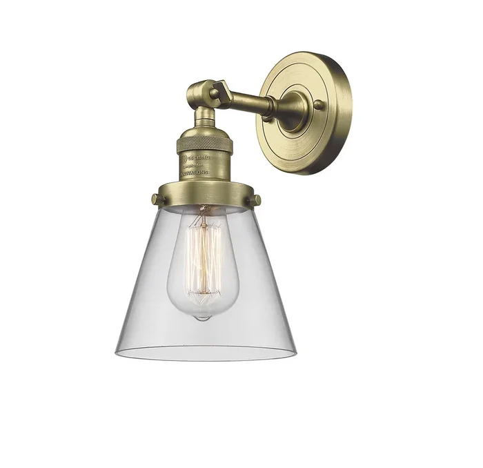 Innovations – 203-AB-G62 – One Light Wall Sconce – Franklin Restoration – Antique Brass