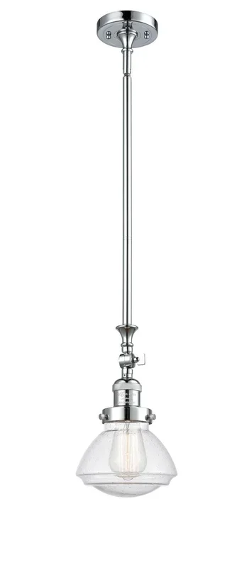 Innovations – 206-PC-G324-LED – LED Mini Pendant – Franklin Restoration – Polished Chrome