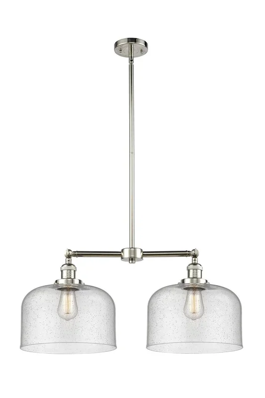 Innovations – 209-PN-G74-L-LED – LED Island Pendant – Franklin Restoration – Polished Nickel – 209PNG74LLED