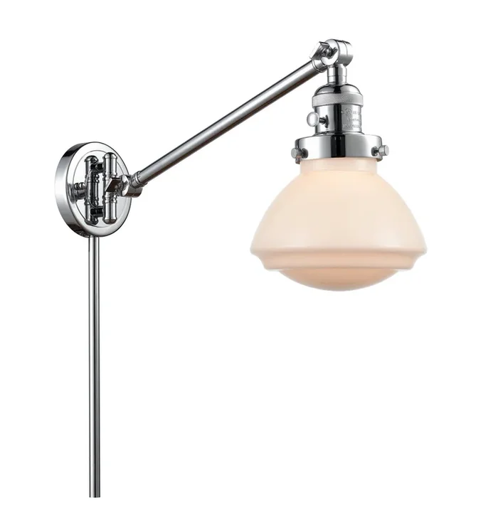 Innovations – 237-PC-G321 – One Light Swing Arm Lamp – Franklin Restoration – Polished Chrome – 237PCG321