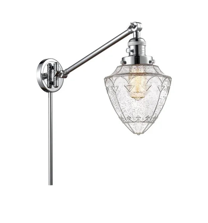 Innovations – 237-PC-G664-7 – One Light Swing Arm Lamp – Franklin Restoration – Polished Chrome – 237PCG6647