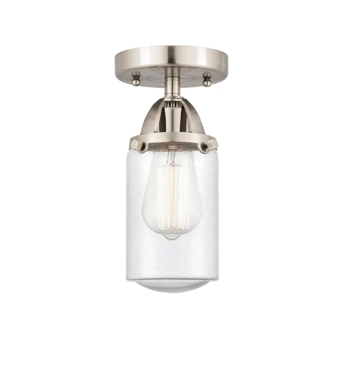 Innovations – 288-1C-SN-G314-LED – LED Semi-Flush Mount – Nouveau 2 – Brushed Satin Nickel – 2881CSNG314LED