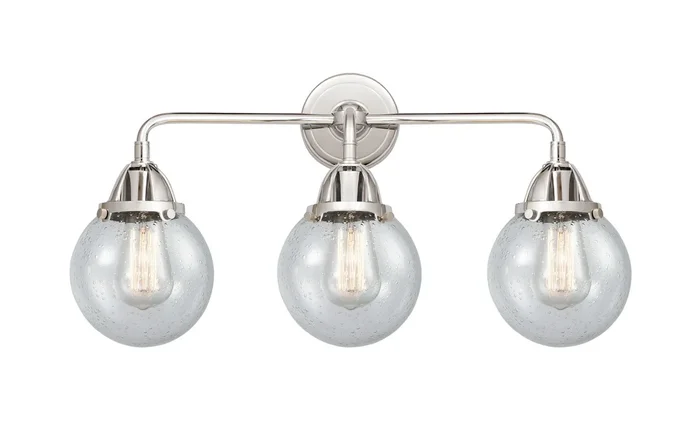Innovations – 288-3W-PC-G204-6-LED – LED Bath Vanity – Nouveau 2 – Polished Chrome – 2883WPCG2046LED