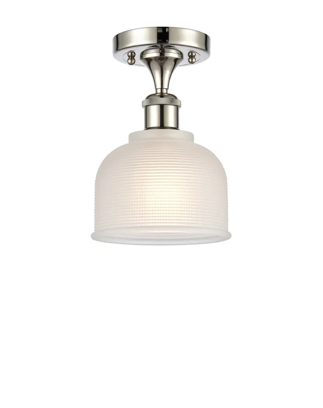 Innovations – 516-1C-PN-G411-LED – LED Semi-Flush Mount – Ballston – Polished Nickel – 5161CPNG411LED