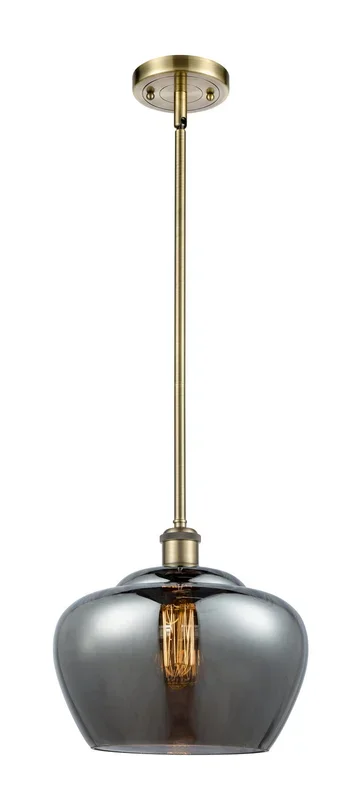 Innovations – 516-1S-AB-G93-L-LED – LED Mini Pendant – Ballston – Antique Brass – 5161SABG93LLED