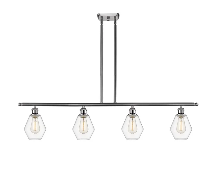 Innovations – 516-4I-SN-G652-6-LED – LED Island Pendant – Ballston – Brushed Satin Nickel – 5164ISNG6526LED