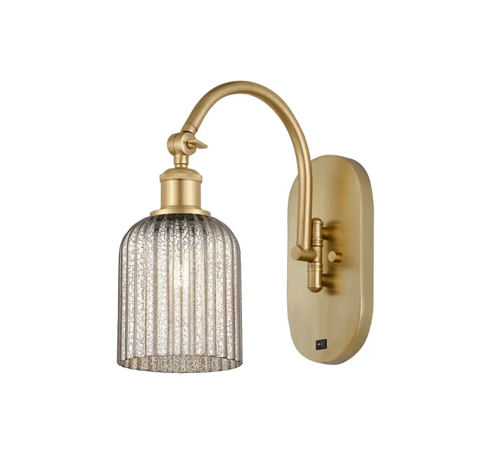 Innovations – 518-1W-SG-G559-5ME – One Light Wall Sconce – Ballston – Satin Gold – 5181WSGG5595ME