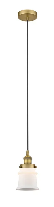 Innovations – 616-1PH-BB-G181S – One Light Mini Pendant – Edison – Brushed Brass – 6161PHBBG181S