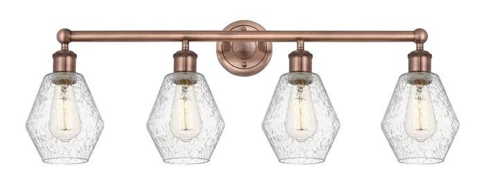 Innovations – 616-4W-AC-G654-6 – Four Light Bath Vanity – Edison – Antique Copper – 6164WACG6546