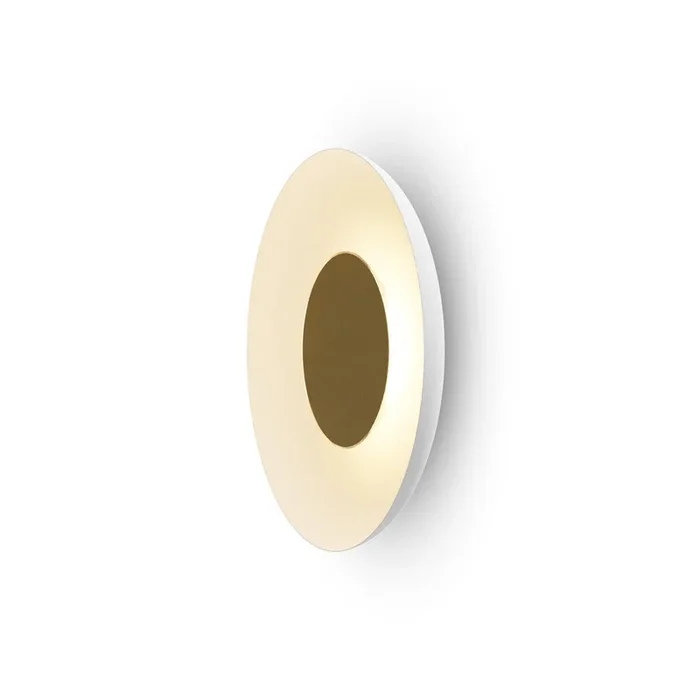 Koncept – RMW-12-SW-BRS-HW+24BD-MWT – LED Wall Sconce – Ramen – Matte White – RMW12SWBRSHW24BDMWT