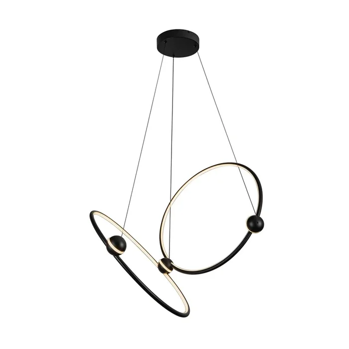 Kuzco Lighting – LED Chandelier – Isho – CH17702BK