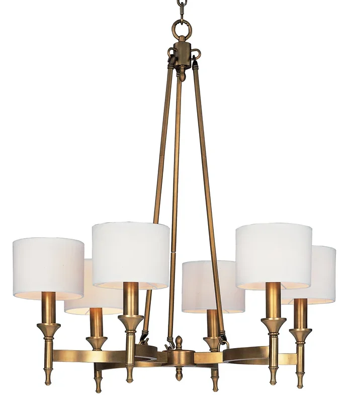 Maxim – Six Light Chandelier – Fairmont – 22375OMNAB