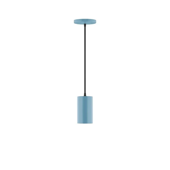 Montclair Light Works – PEB425-54-C25 – One Light Pendant – Axis – Light Blue – PEB42554C25
