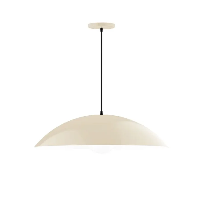 Montclair Light Works – PEB439-G15-16-C02 – One Light Pendant – Axis – Cream – PEB439G1516C02