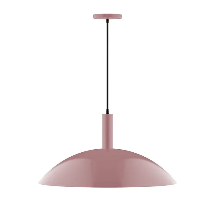 Montclair Light Works – PEBX477-20-C23 – Two Light Pendant – Glow – Mauve – PEBX47720C23